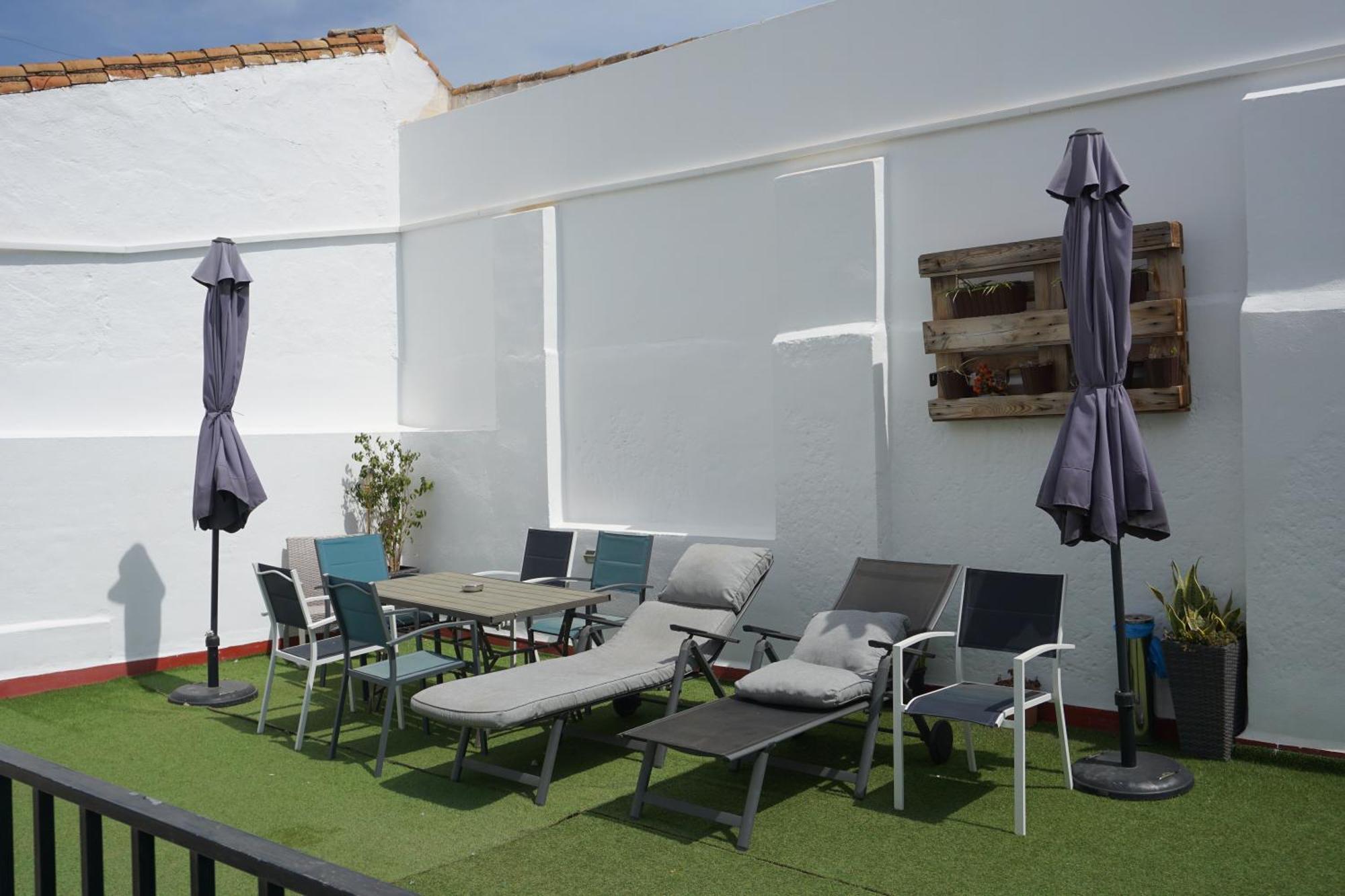 מאלגה Apartamentos Mediterranea Centro מראה חיצוני תמונה
